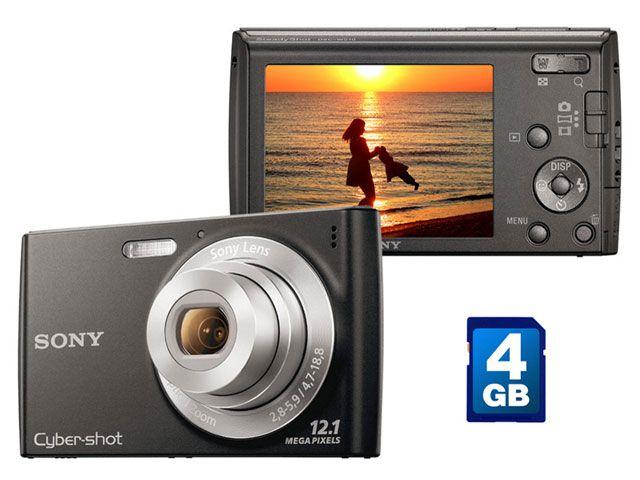 Câmera Digital Sony Cyber-Shot DSC-W510 12.1MP - LCD TFT 2,7